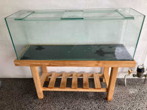 FISH TANK AND STAND 1220/460/360