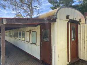 Railway carriages x3