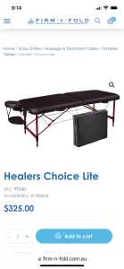 Professional Grade portable Massage Table Used Once