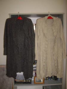 TWO X 3 QUARTER LENGTH CARDIGANS AS NEW