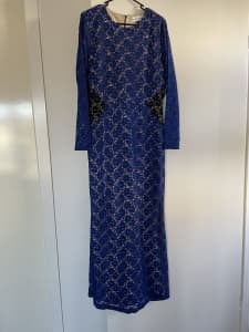 Size 14 Howard Showers Blue Dress