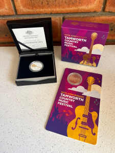 NEW 2022 Tamworth Country Music Festival 50th Anniversary Coin Set