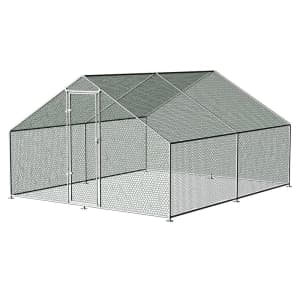 i.Pet Chicken Coop Cage Run Rabbit Hutch Large Walk In Hen House Cover
