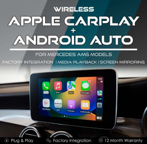Mercedes AMG Wireless Apple CarPlay Android Auto Integration