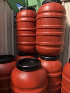 Food grade 220 litre water wine storage compost barrels
