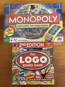 Brand New Monopoly with FREE used Logo Game