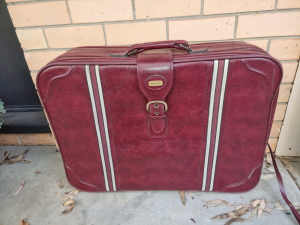 Large suitcase on wheels luggage