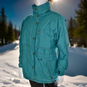 MAXIMUM VERTICAL Vintage 90s Ski Jacket in Green - Womens Size 14