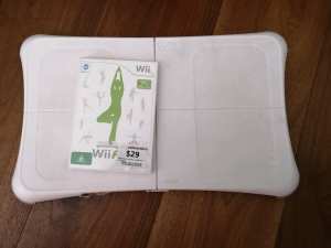 Nintendo Wii Fit Board and Disks