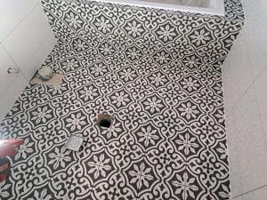 Wall and floor tiling 