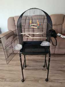 Bird Cage and Stand 
