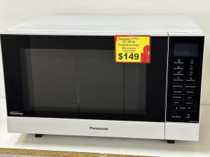 Panasonic 27L White Flatbed Inverter Microwave [NN-SF564W]