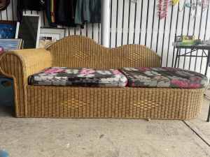 Cane Chaise Lounge