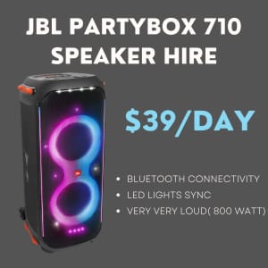 $39 || Party Speaker For Rent || JBL Partybox 710 Party Speakers For H