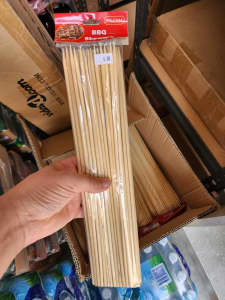 Large Bamboo Skewers (box of 100 packs)