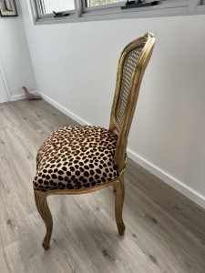 Vintage Leopard cover Chair