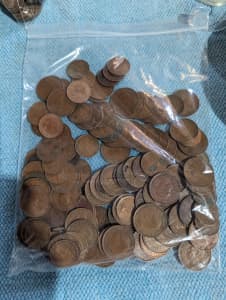 Australian Pennies & Half Pennies 1 Kilogram Bag $25
