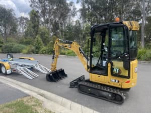 Machine operator excavator hire 