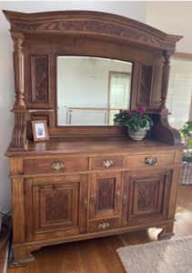 Beautiful Wooden Antique Buffet FREE DELIVERY