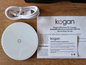 Brand new Kogan 10W Qi Wireless charger (frost white)