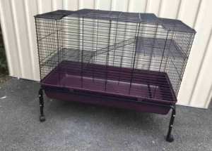BRAND NEW Large 3Lvl Solid Base on trolley Rat Cage / Guinea Pig cage