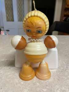 Stretch Rattle Doll-Oldie-1950s-1960s-PENDING
