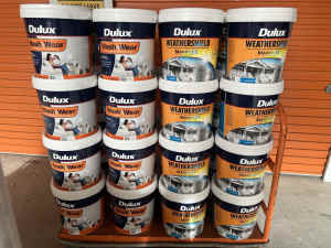 Dulux Wash and Wear also Weathershield paint 15 litres $170 SPECIAL