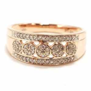 9ct Rose Gold Diamond Ring (055500060822)
