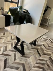 Handmade concrete coffee table