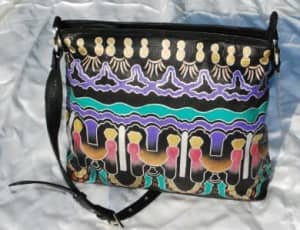 Articious 100% Handpainted Leather Afro Handbag BN Authentic
