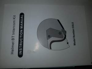 Helmet intercom headset