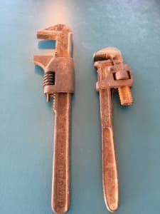 1950’s Stilsons x 1 and Shifter x 1 - priced for both 