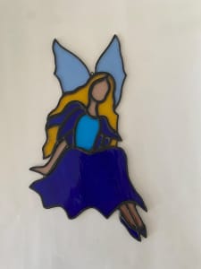 Stained Glass Fairy Sun Catcher