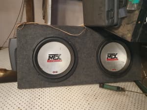 2x12 subwoofer with amp