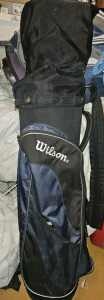 Wilson DynaPower Right Hand Mens Golf Clubs & Bag