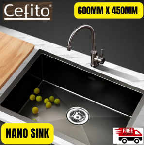 600mm x 450mm Stainless Steel Kitchen Sink (Brand New)