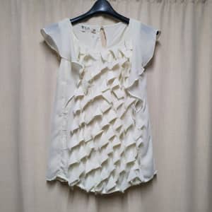 CPS Patterned cream top Size S