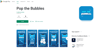 Install and Play Pop the Bubbles!