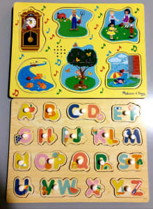 Baby/Toddler Nursery Rhyme and Letter Set : As New