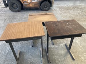 Old school desks x 3