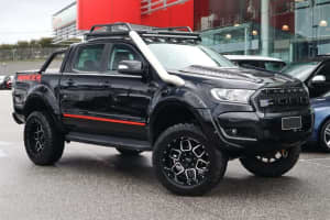 2016 Ford Ranger PX MkII XLT Double Cab Black/Grey 6 Speed Sports Automatic Utility