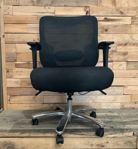BLACK FABRIC OFFICE CHAIR Morningside Brisbane South East Preview