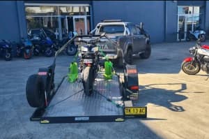 Motorcycle trailers to rent. Sutherland Shire location 