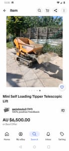 Hysoon mini self loading tipper