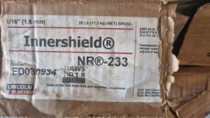 1.6mm Lincoln Innershield NR233 25LB welding wire
