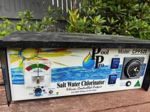 Pool salt chlorinator - self cleaning