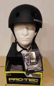 PRO-TEC Street Lite Certified Skate Bike Helmet Matte Black - Large