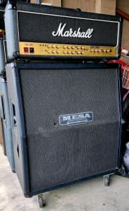 Mesa boogie 4x12 cab marshall tsl guitar amplifier head can separate 