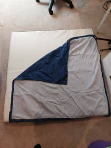 Waterproof PVC baby floor mat and cotton cover 