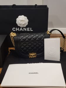 Chanel Boy Leather Crossbody Bag-Small